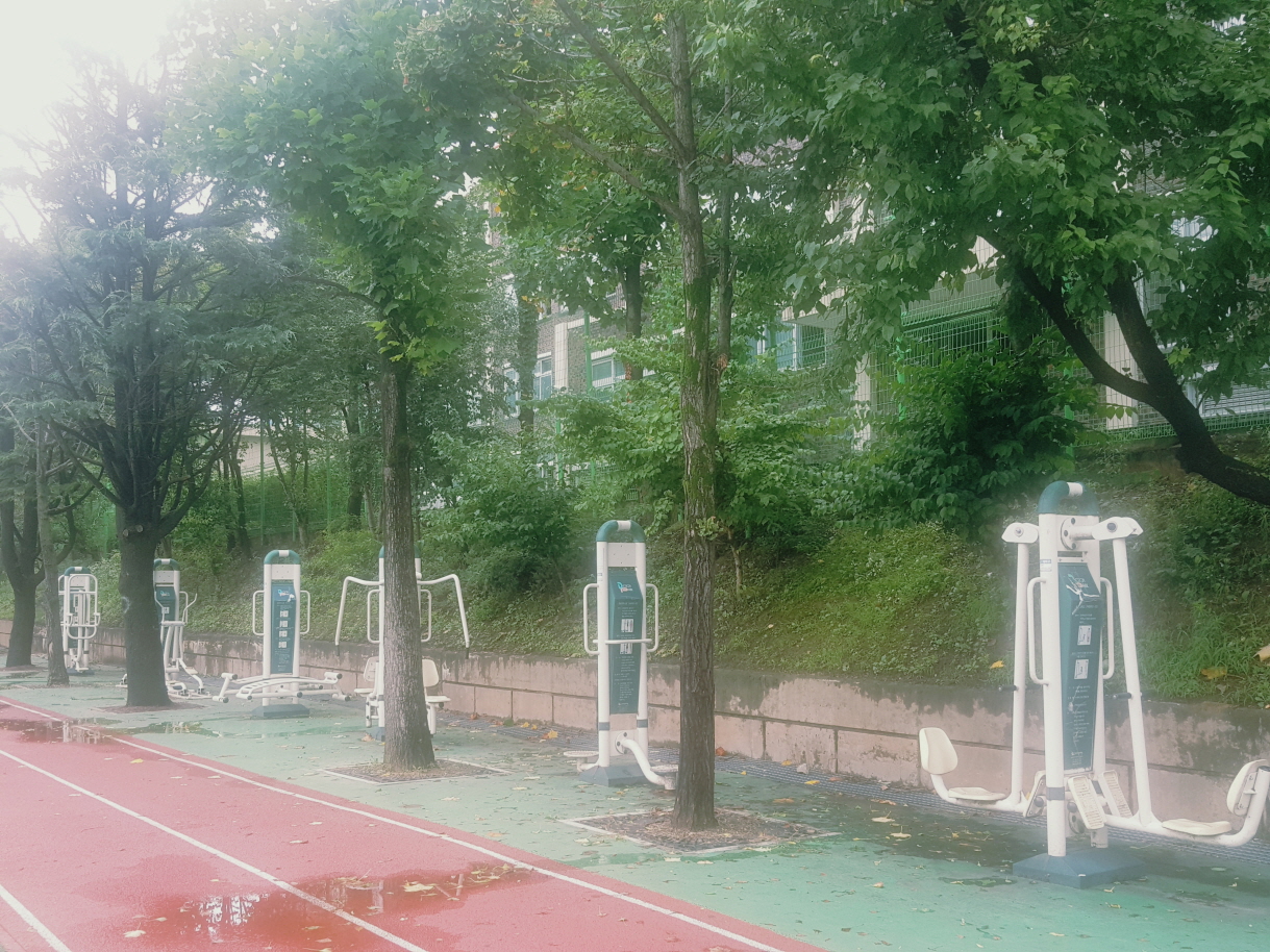 중리중학교 야외운동기구 1