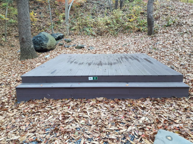성주산자연휴양림 야영장 2