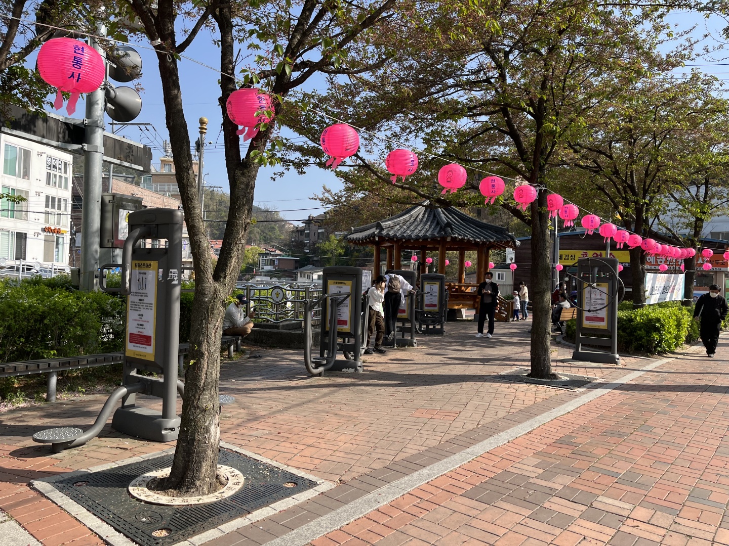 야외운동기구(홍제천제1체육시설) 1