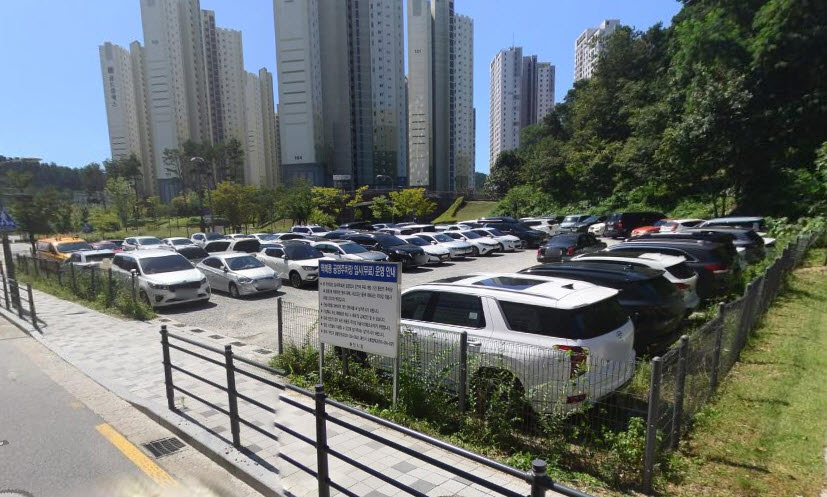 역북지구 임시주차장 1