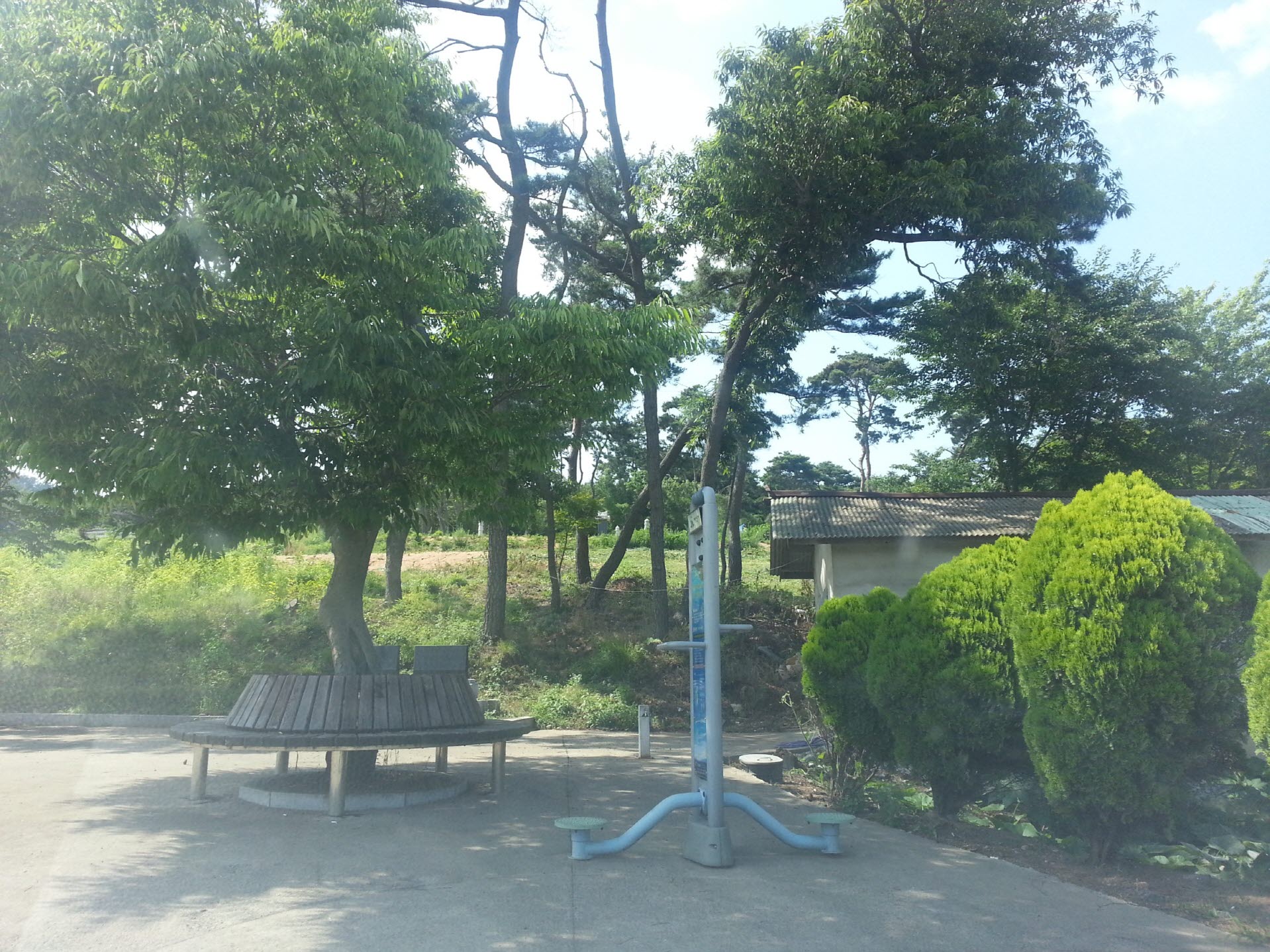 부산2리 마을회관 야외운동기구(음암면) 2