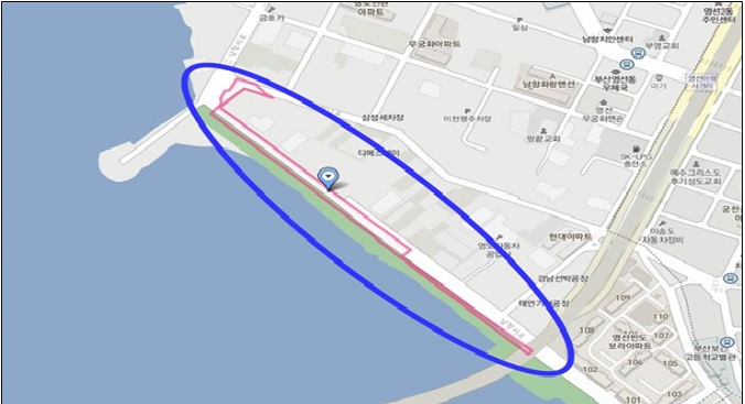 남항방파제 공영주차…