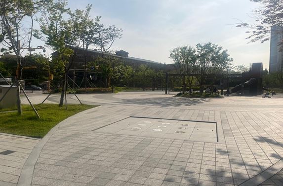 도두머리근린공원 수경시설(바닥분수) 1