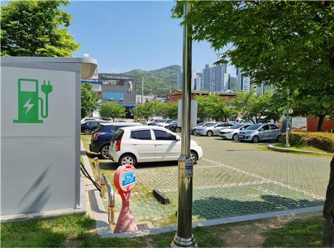 구미시립봉곡도서관 주차장 1