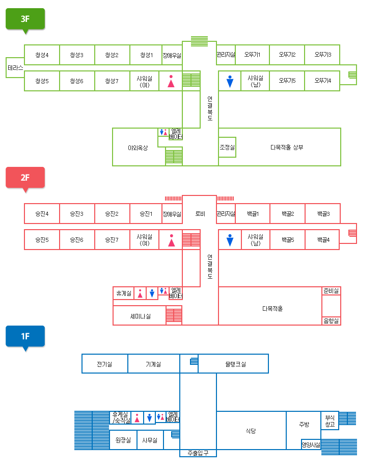 철원군병영체험수련원 대강당 5