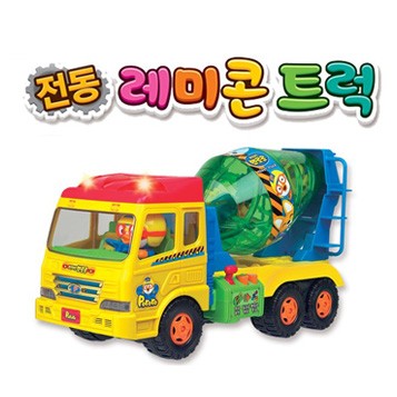 [바니랜드] 뽀로로 전동레미콘 트럭 — 제공기관 등록 이미지