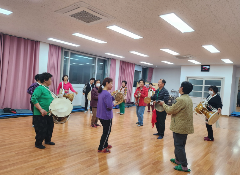 대산면 자치사랑방(풍물놀이) 1