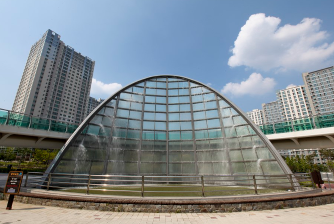 아름드리공원 벽천분수 2