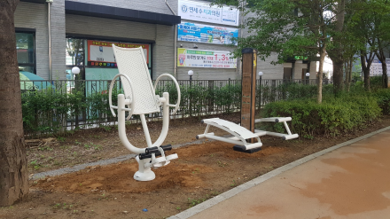 푸른길 근린공원 야외운동기구 3