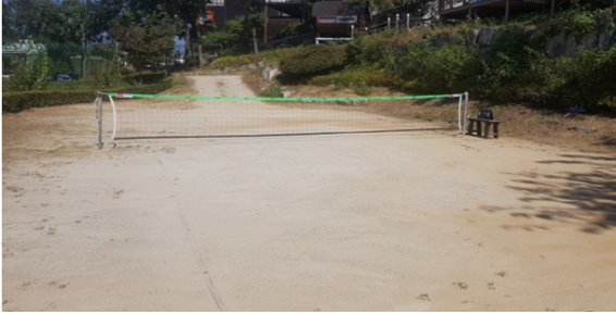 한국도로공사 인재개발원 족구장 1