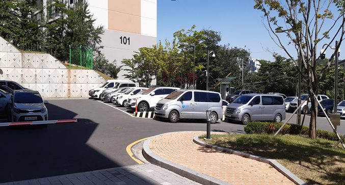 상수도사업본부(물관리센터) 지상 주차장 2