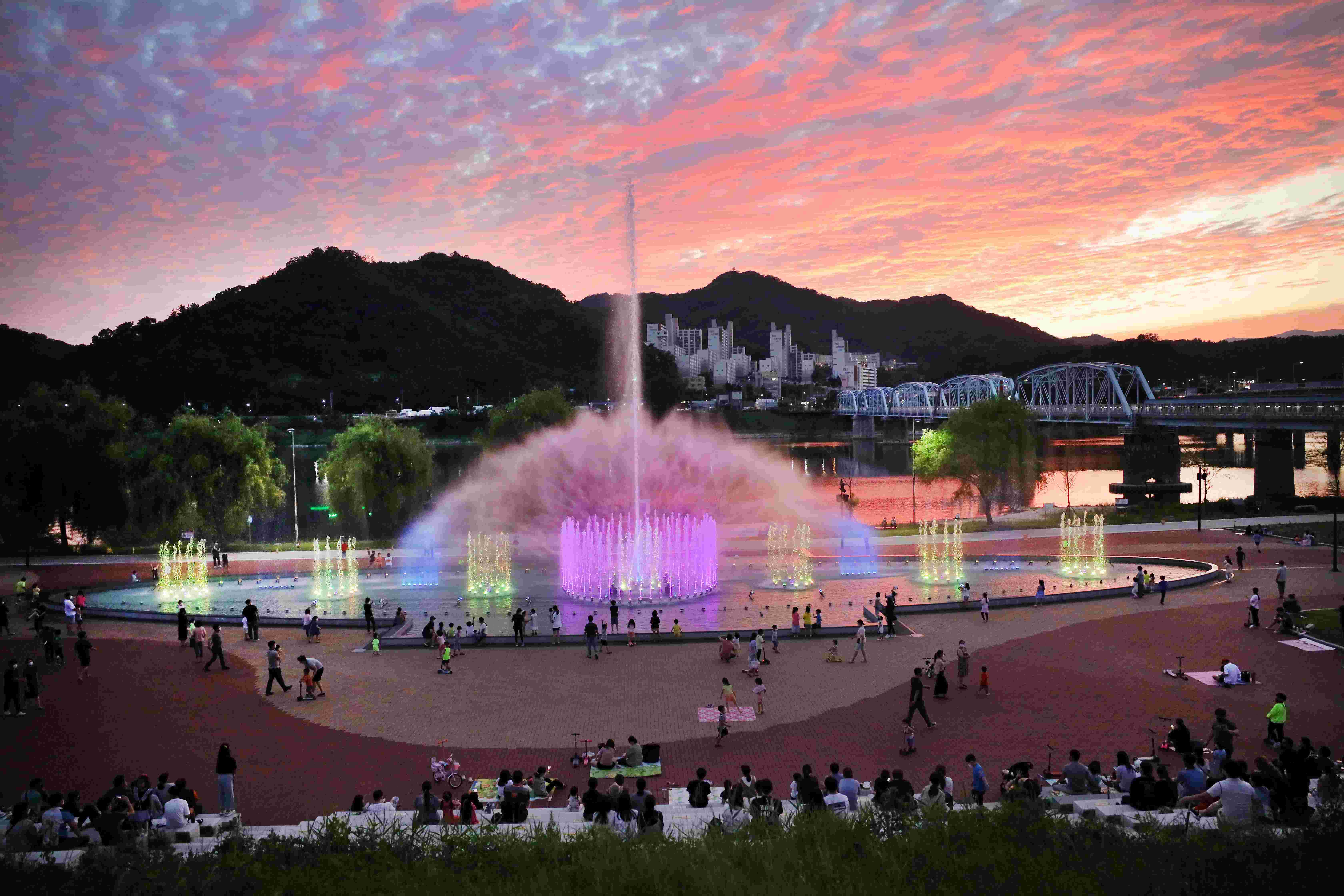칠곡 평화분수 1