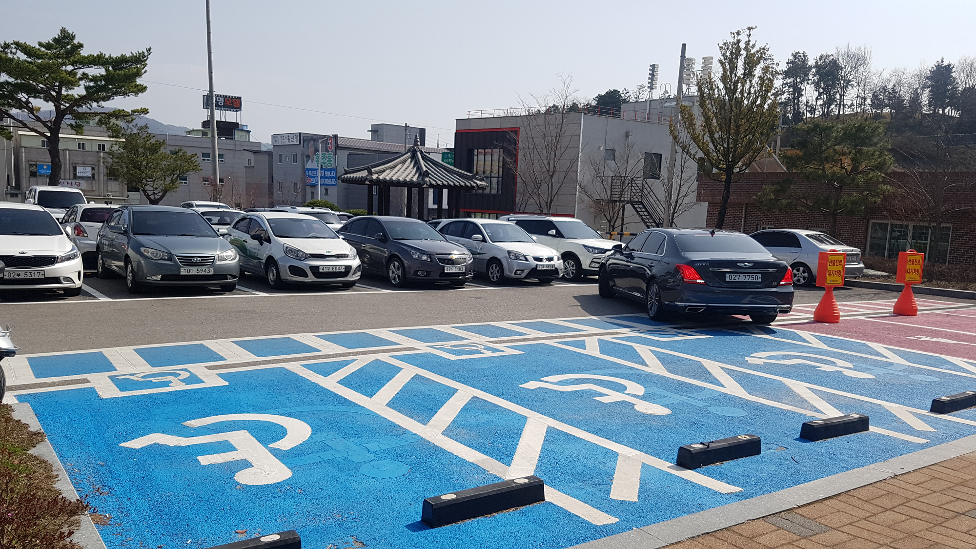 보성군보건소 본관앞 주차장