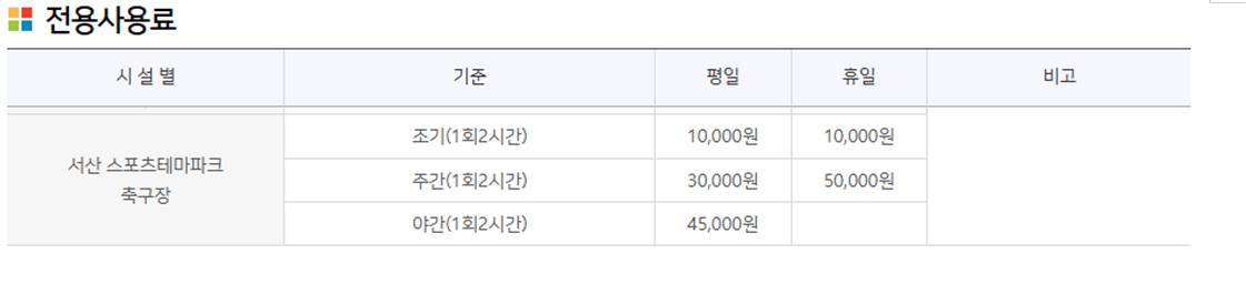 서산스포츠테마파크(축구장) 3