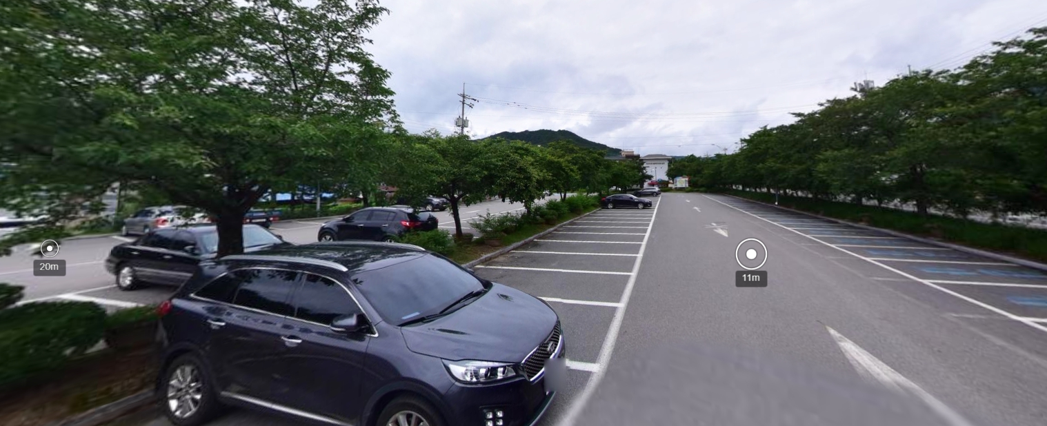 수승대관광지 주차장…