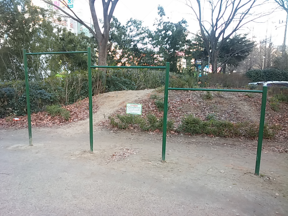 현대어린이공원 야외운동기구(철봉,평행봉) 1