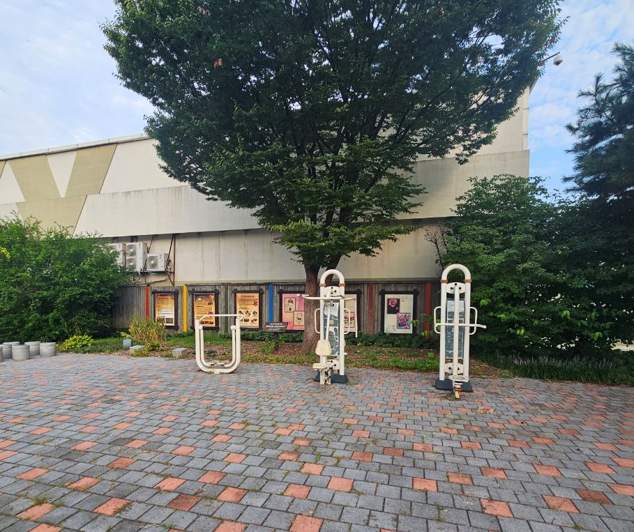 두암동 신광중학교 정문 맞은편 야외운동기구 1