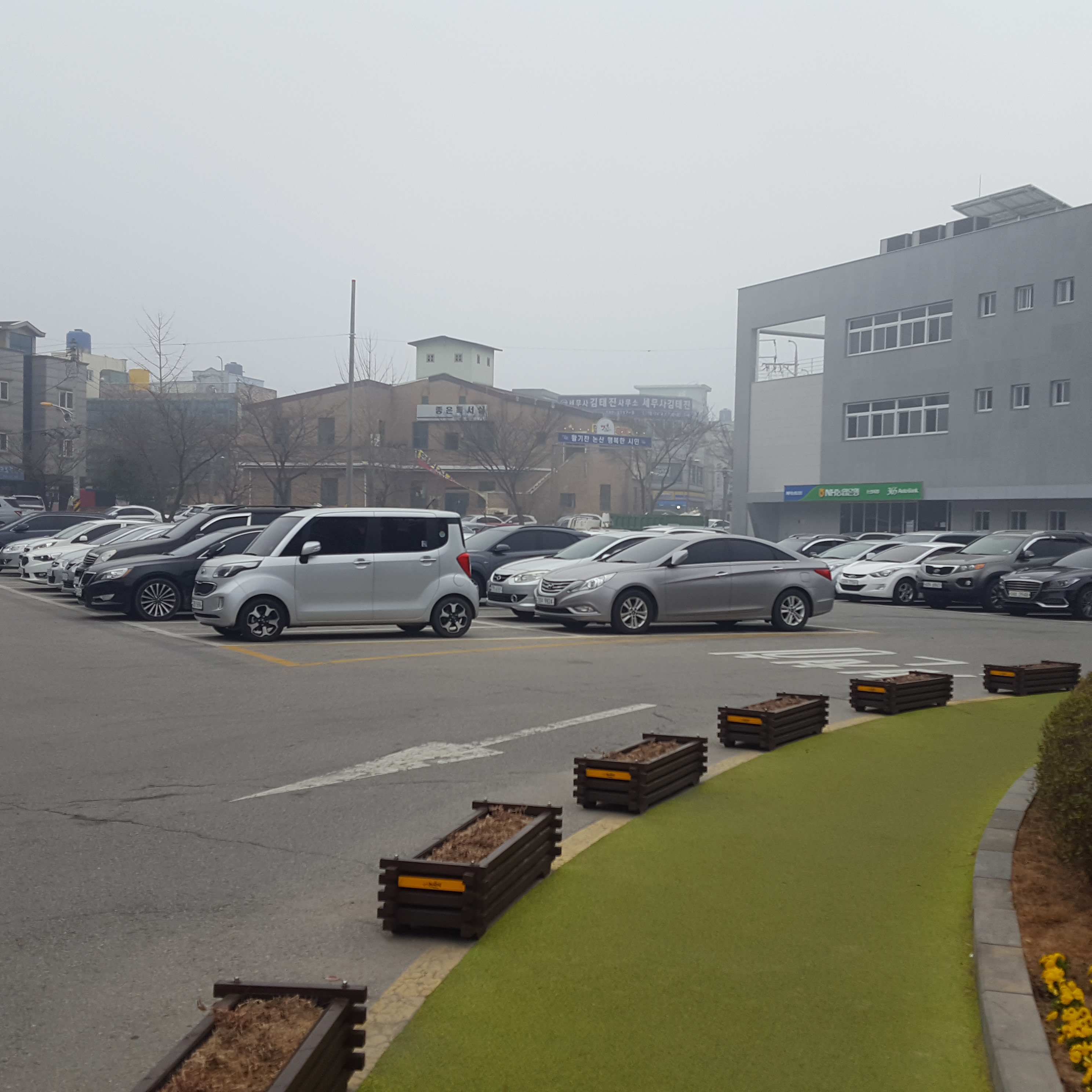 논산시청 청사내주차…