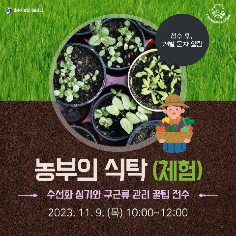 농업인교육(농부의 식탁-수선화심기) 1