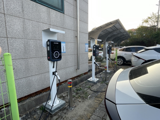 속초시청 전기차충전…