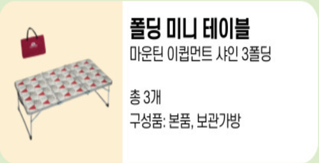 용인청년LAB 처인/기흥 캠핑용품 폴딩 미니 테이블 1