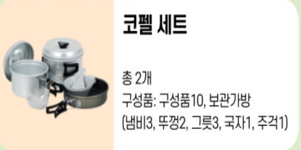용인청년LAB 처인/기흥 캠핑용품 코펠 세트 1
