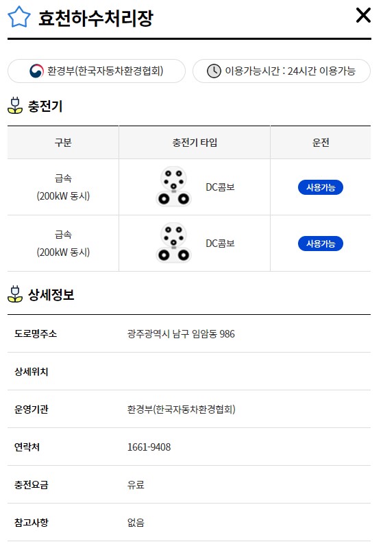 효천하수처리장(전기…