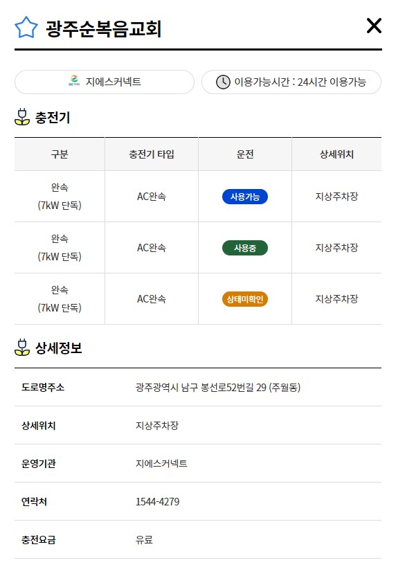 광주순복음교회(전기…