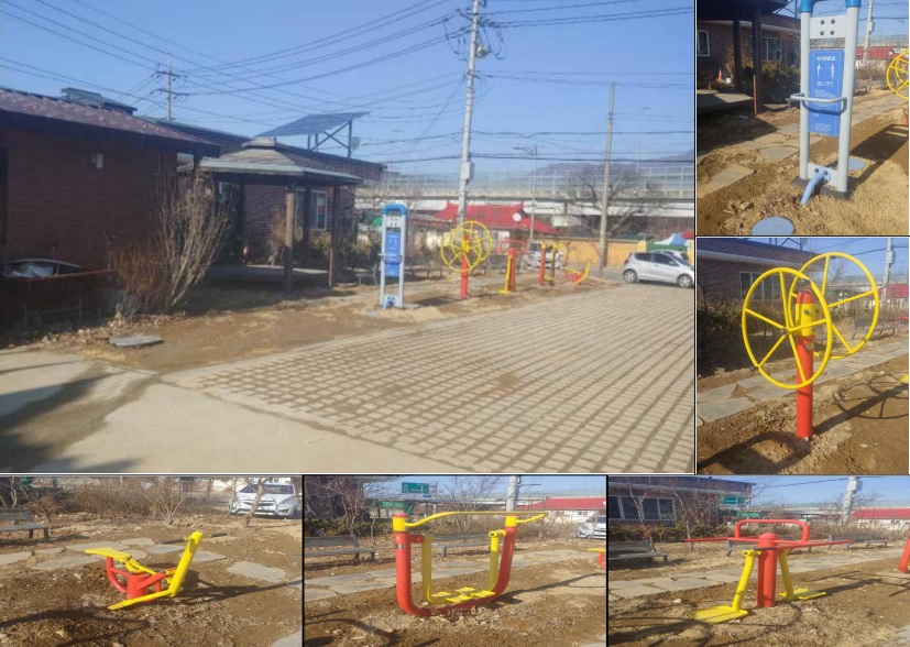 야외운동기구(항사리 마을회관) 1