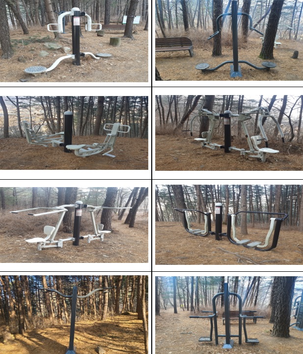 야외운동기구(호명산 등산로 약수터) 2