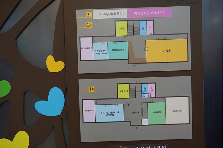 가족문화교육원 본관 2층(가족홀, 배움터) 1