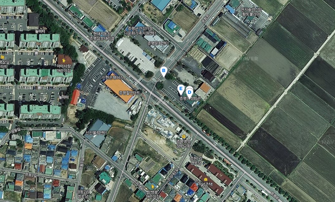 증평군 여성회관 본관앞 2