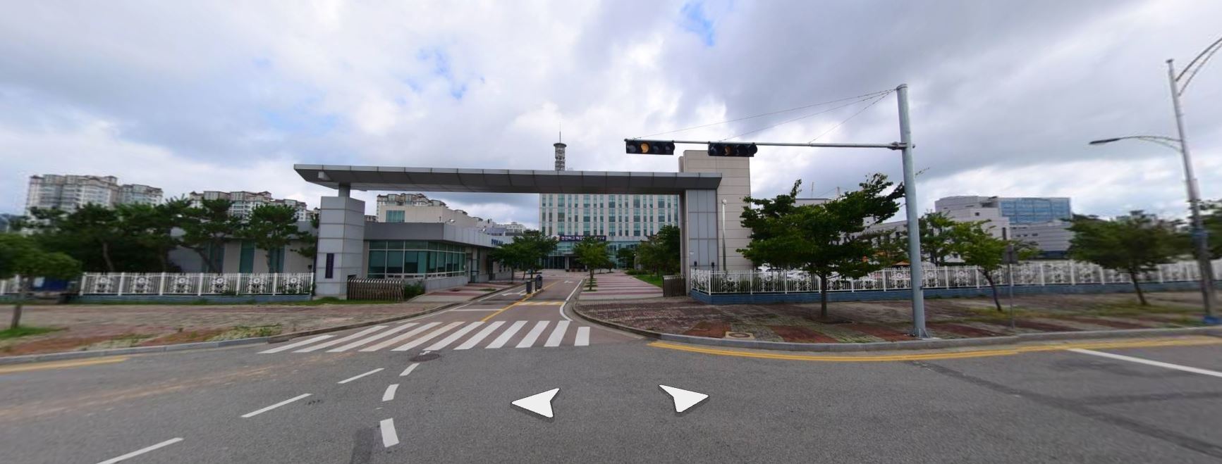서해지방해양경찰청 민원동 앞