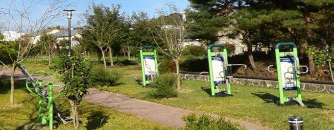 야외운동기구(학교면 백학마을) 1