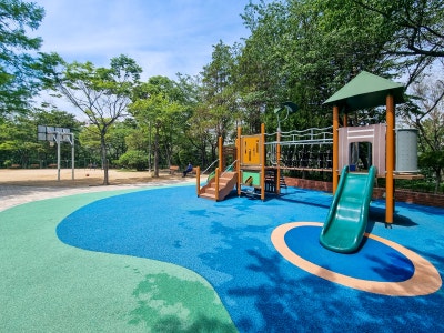 토곡공원 맨발 황톳길 5
