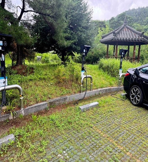 전남화순 잠정햇살마을 전기차충전소