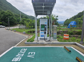 만연산주차장 전기차충전소 1