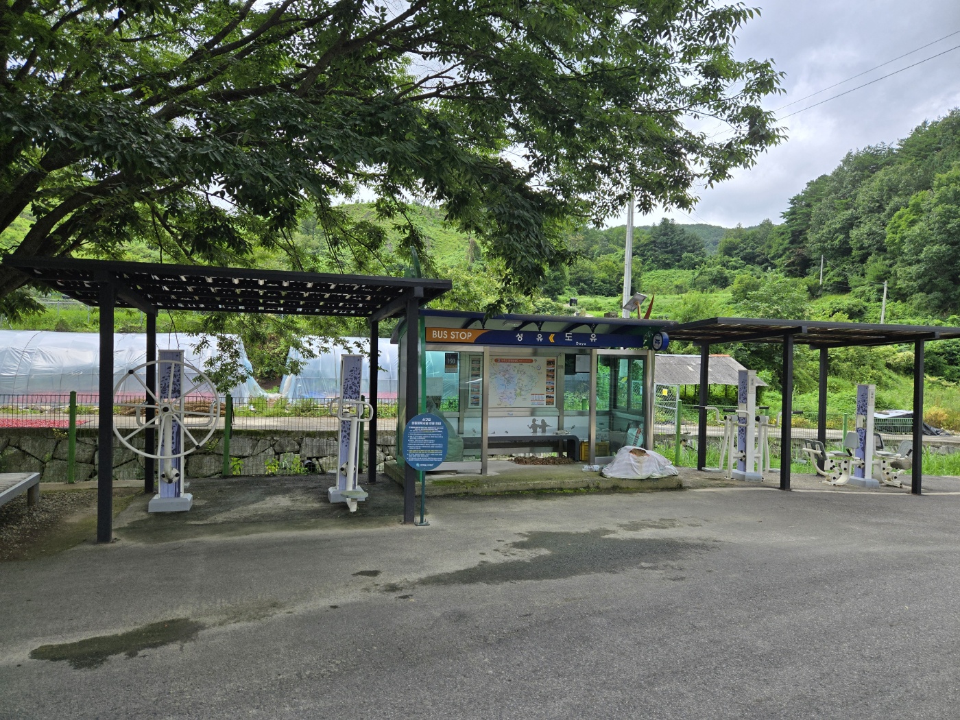 야외운동기구(적상면 도유마을 정자옆) 1
