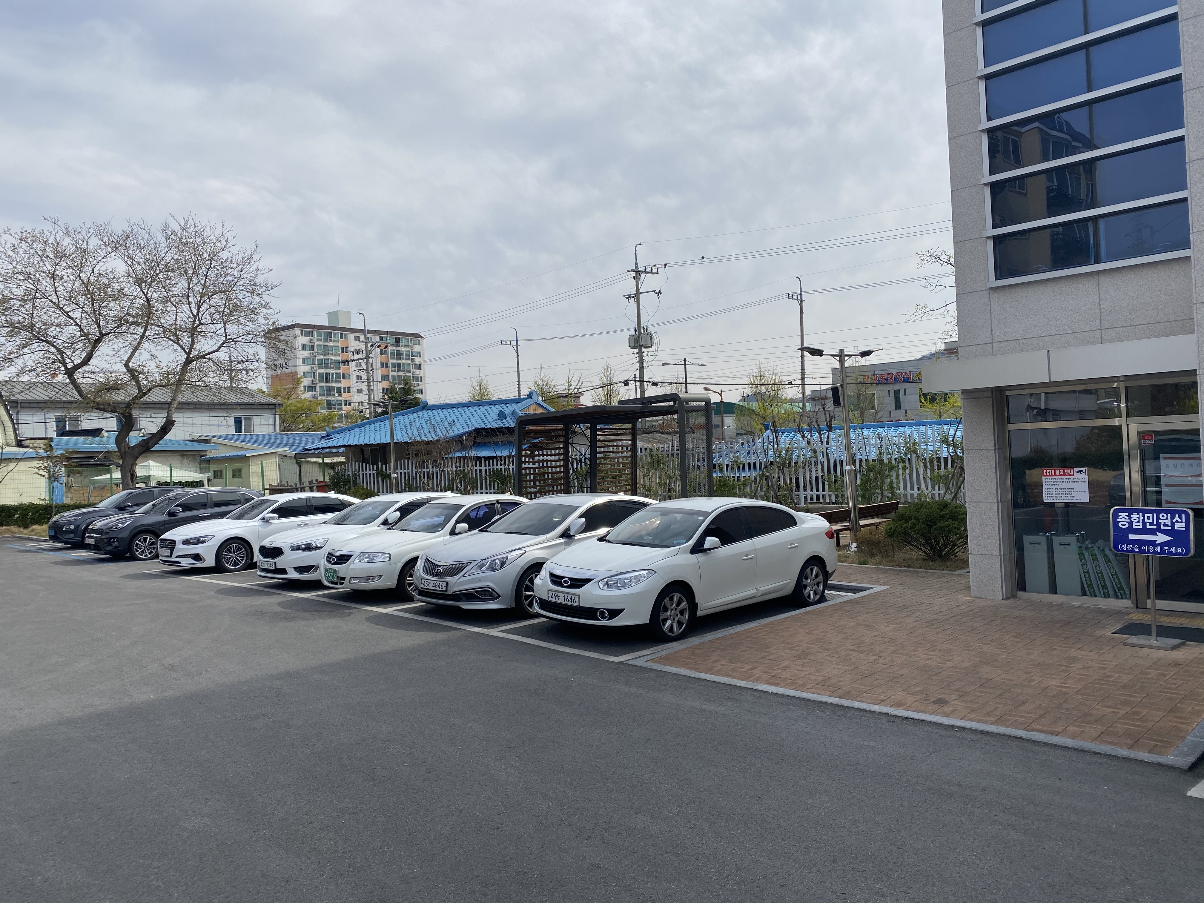 국민건강보험공단 상주지사 주차장 2