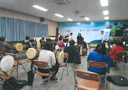춘산면 행복학습센터 풍물교실 1