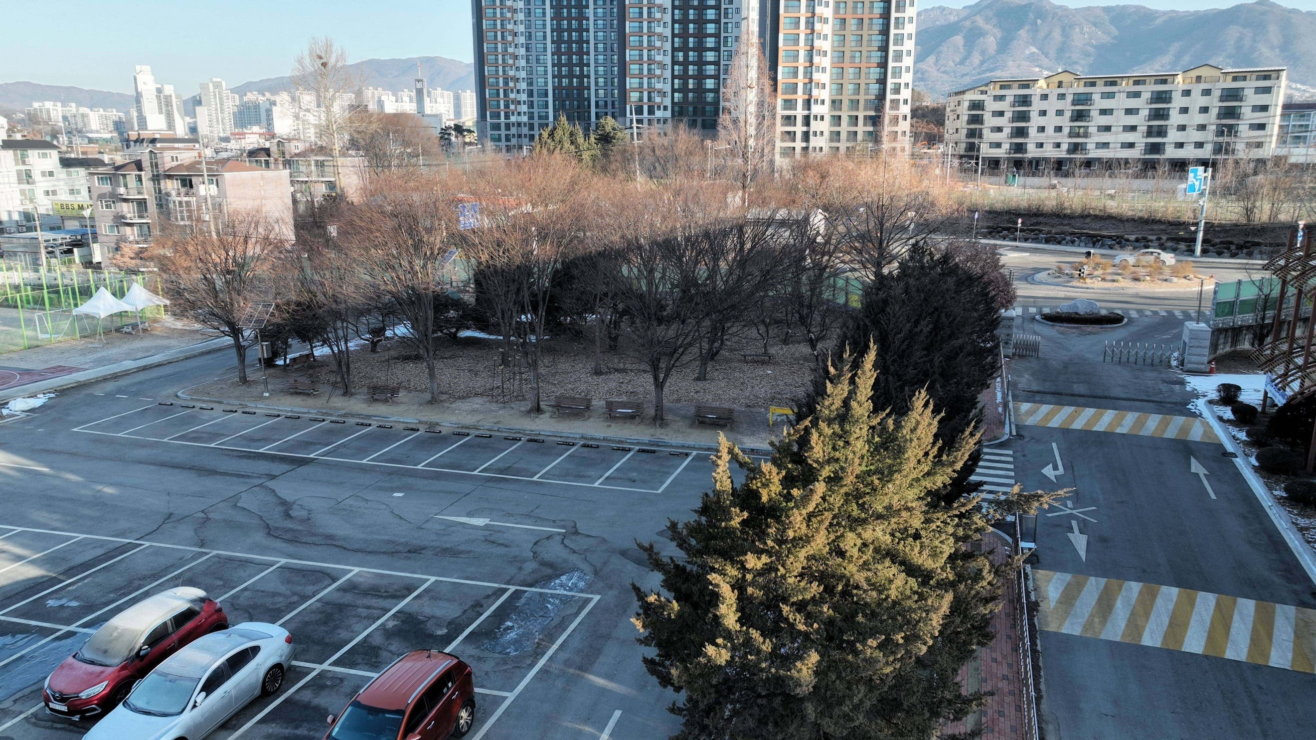 양평고등학교 주차장 1