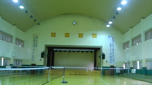 황지중학교 체육관 2