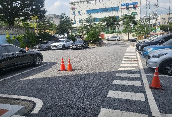 한국국토정보공사 단양지사 주차장 1