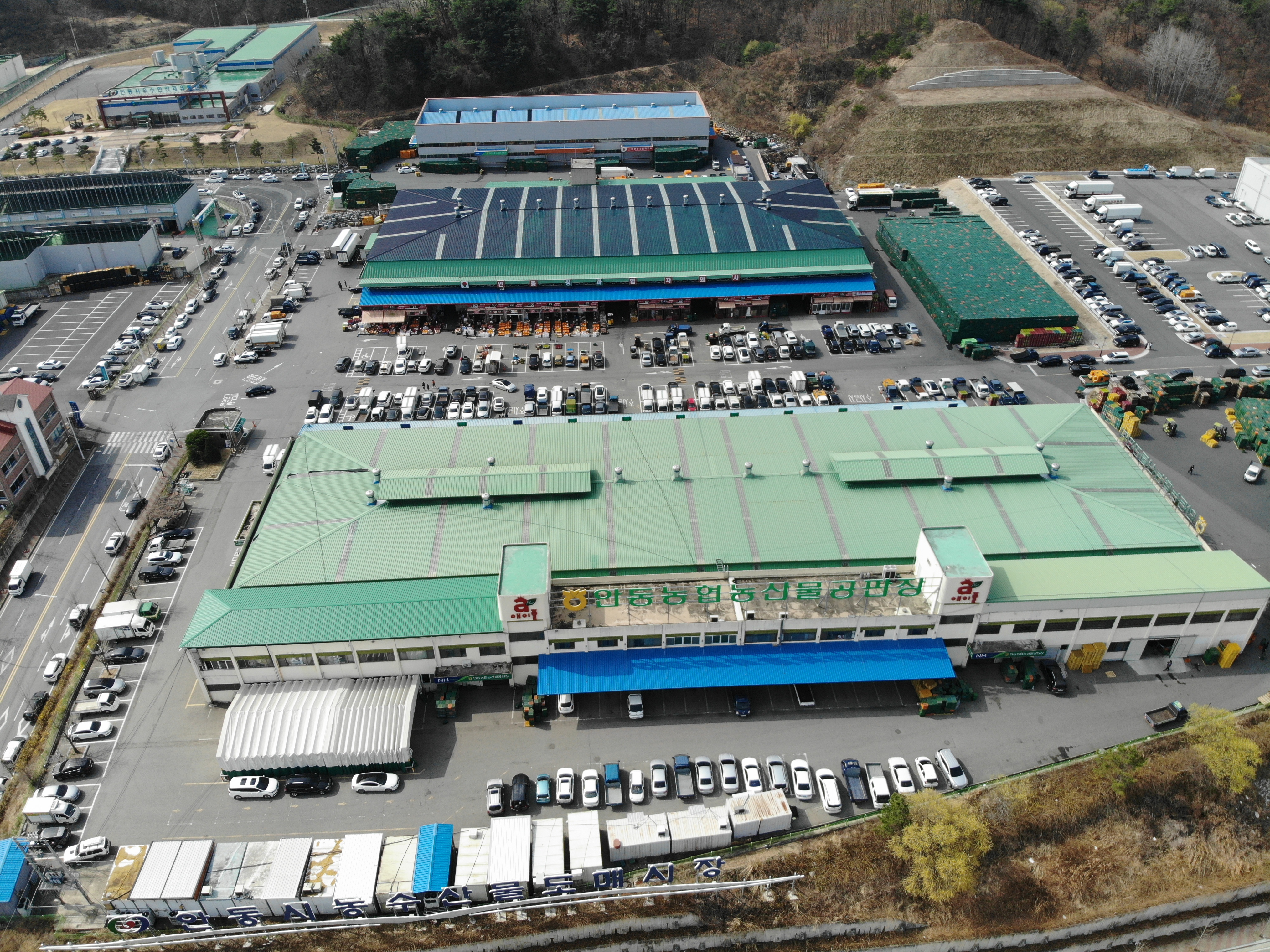 안동시농산물도매시장 주차장 1
