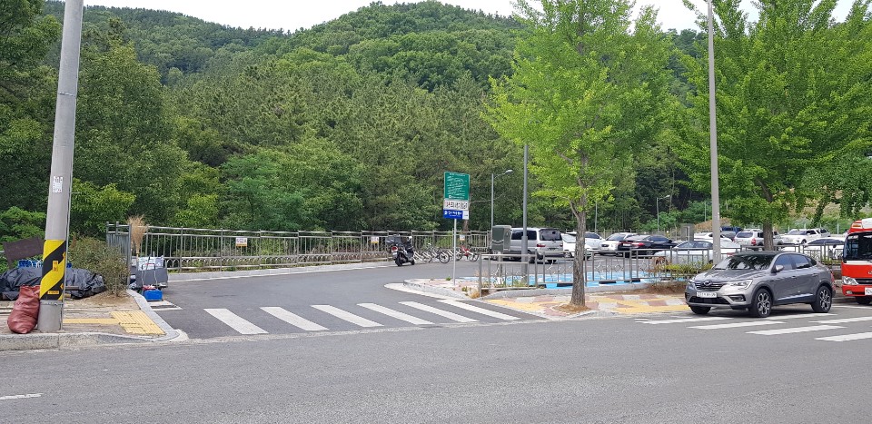 배실공원 주차장 무…