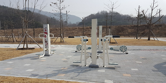 하거노1리 체육공원 야외운동기구 1
