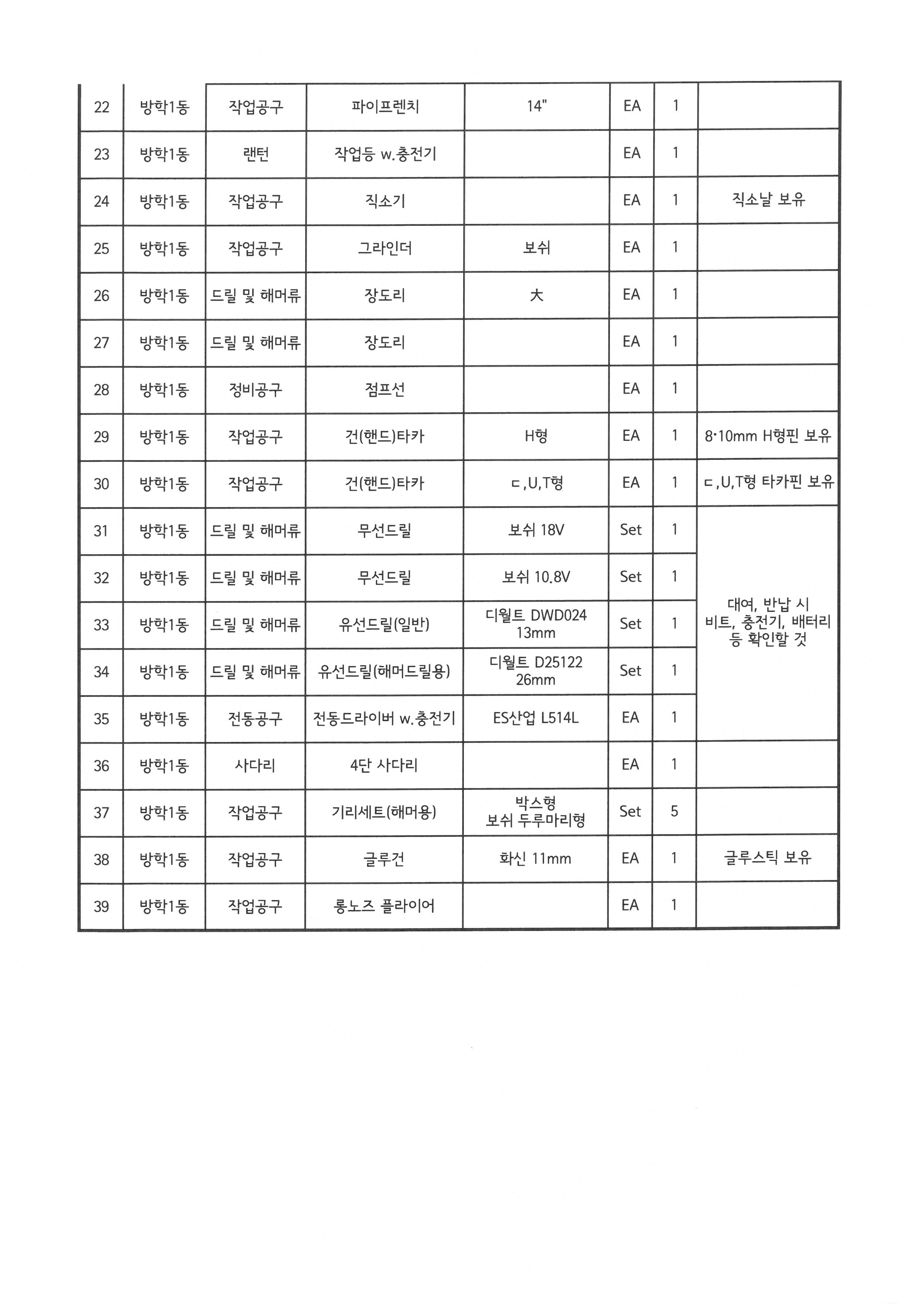 방학1동 주민센터 공구 2