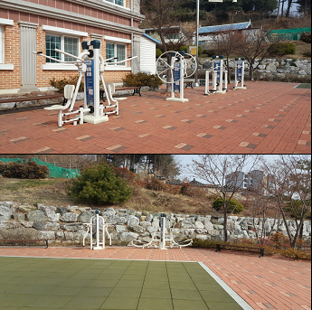 성내 9,10통 경로당 야외운동기구 1