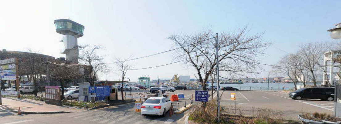 염부두 주차장 여름…