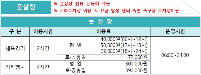 성북레포츠타운 풋살장 1